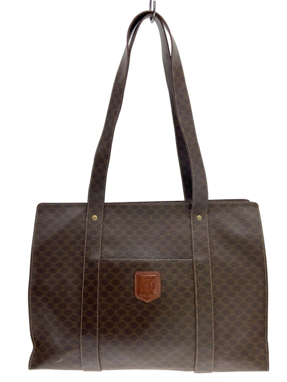 Celine Macadam Tote Bag Brown All over Inner pocket